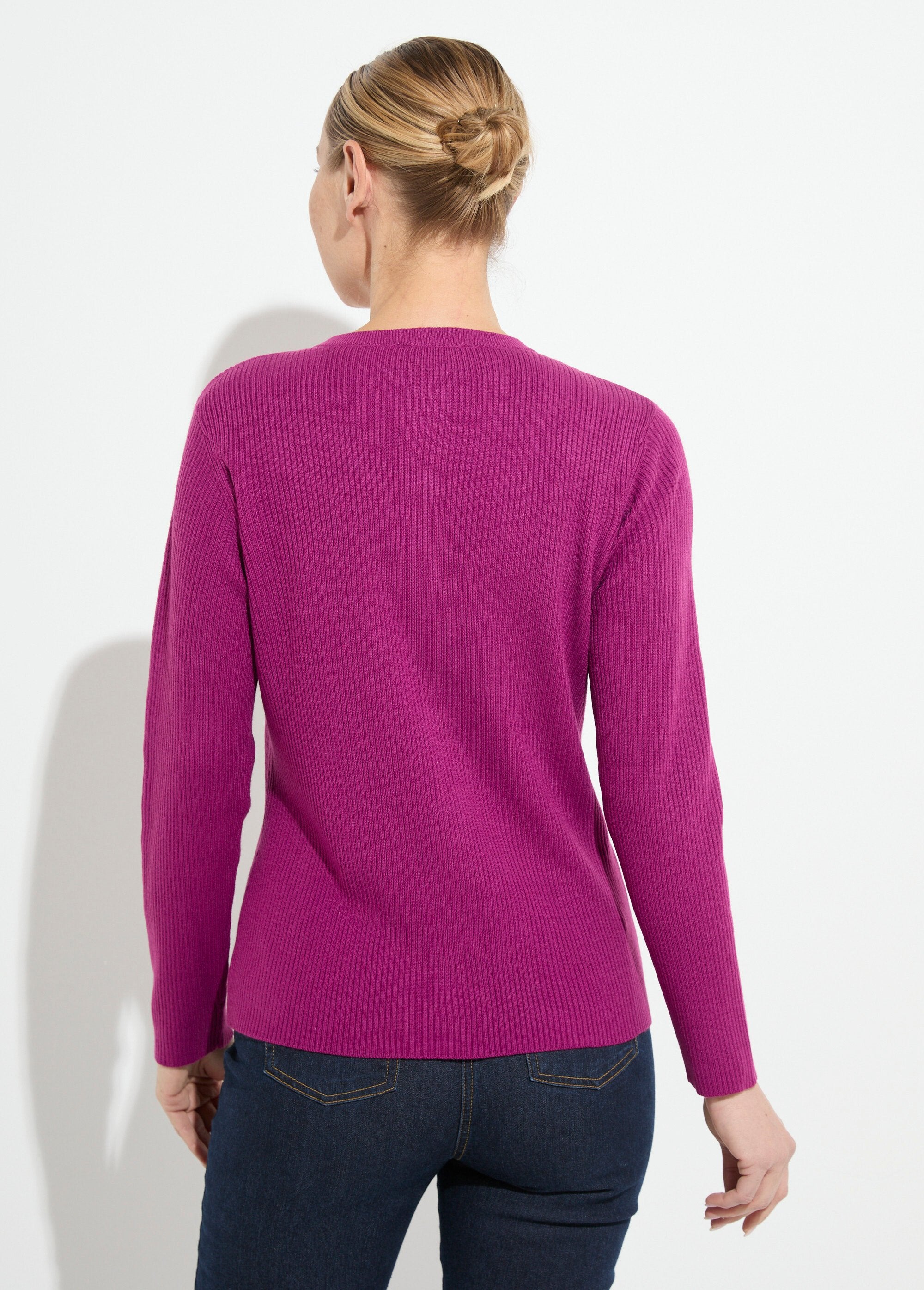 Plain_ribbed_knit_button-front_cardigan_Cyclamen_DO1_slim