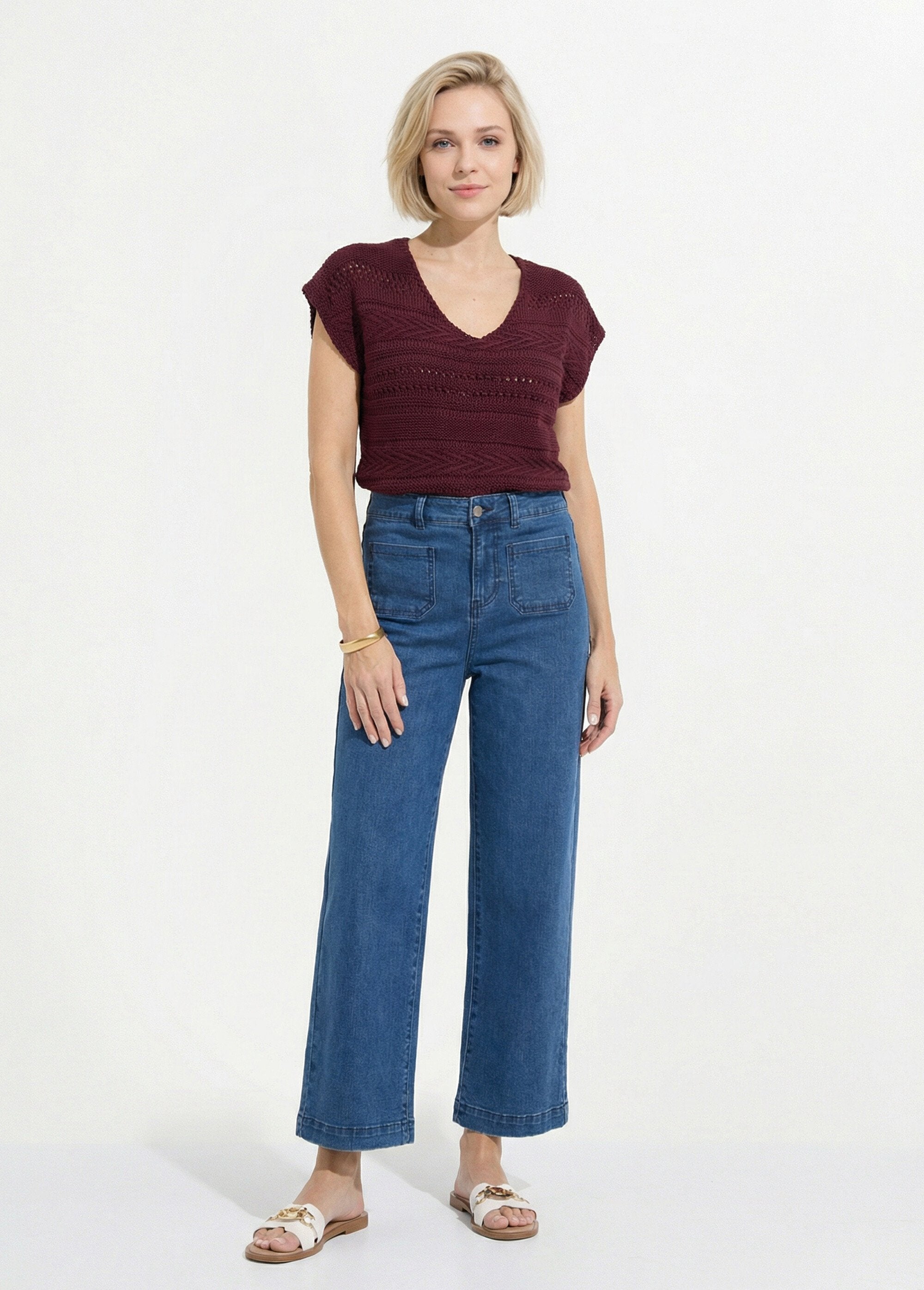 Pull_manches_courtes_grosse_maille_Figue_SF1_slim