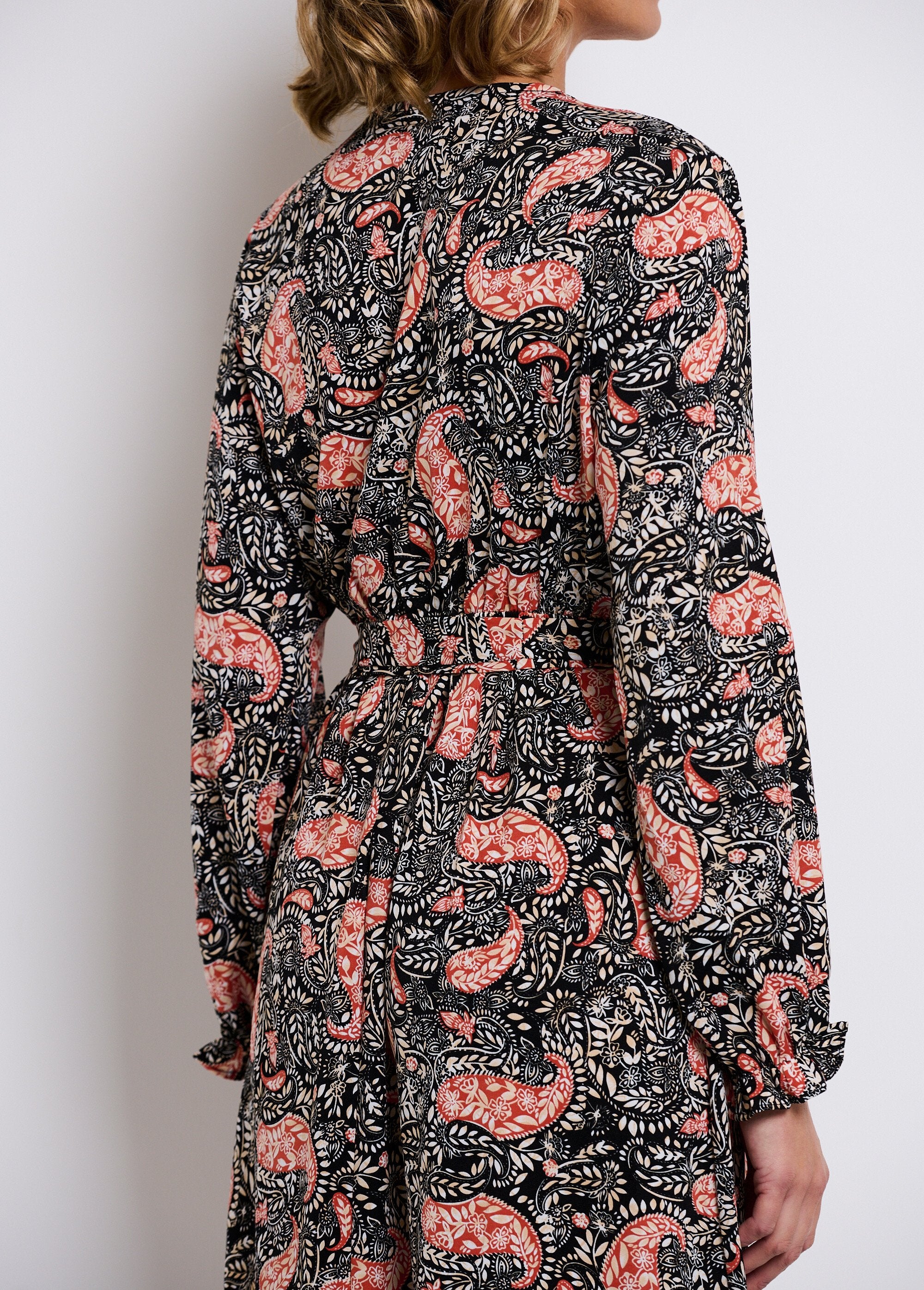 Long_dress_with_elasticated_waistband_Black_and_brick_DE2_slim