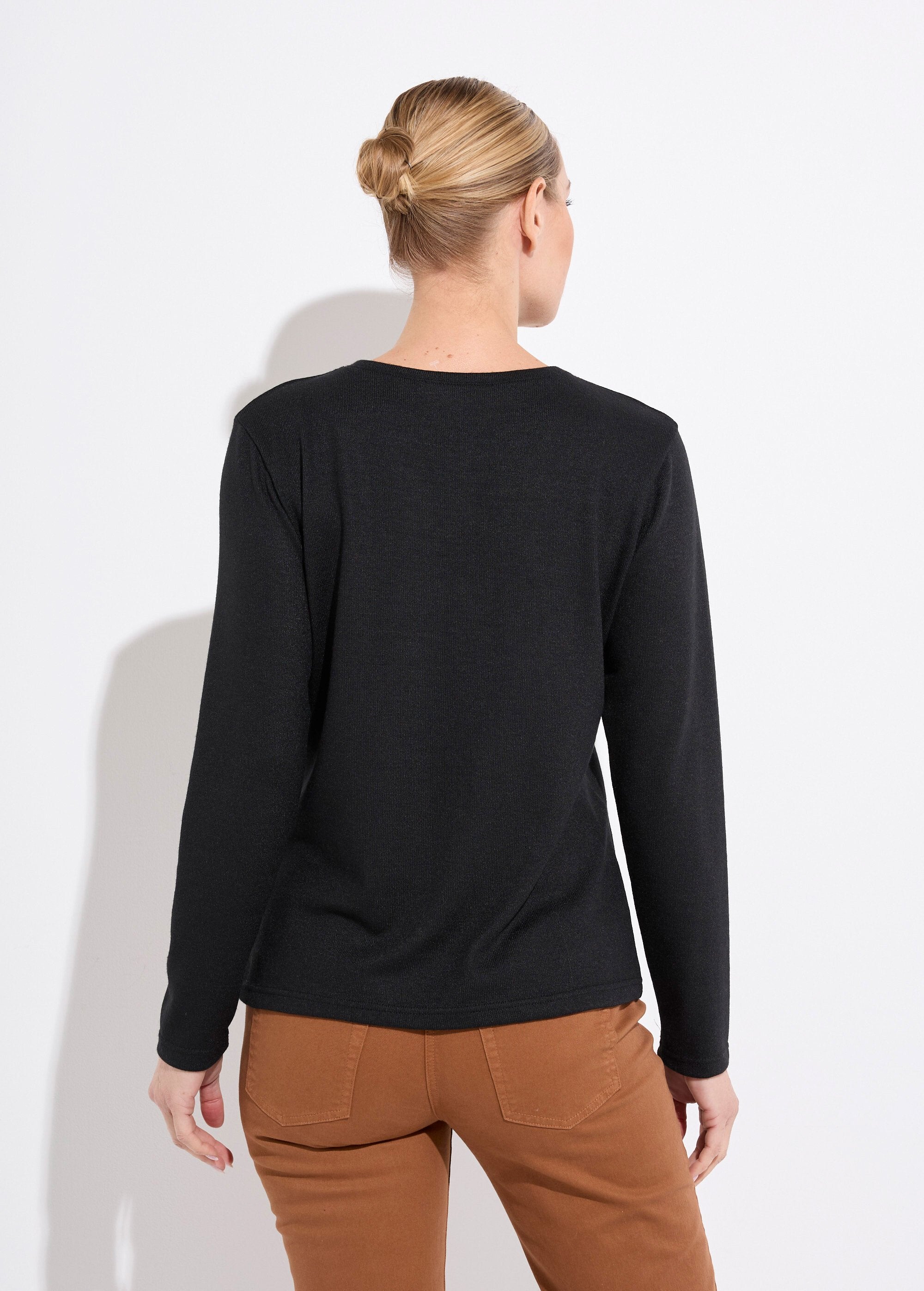 Plain_embroidered_round_neck_long_sleeve_T-shirt_Black_DO1_slim