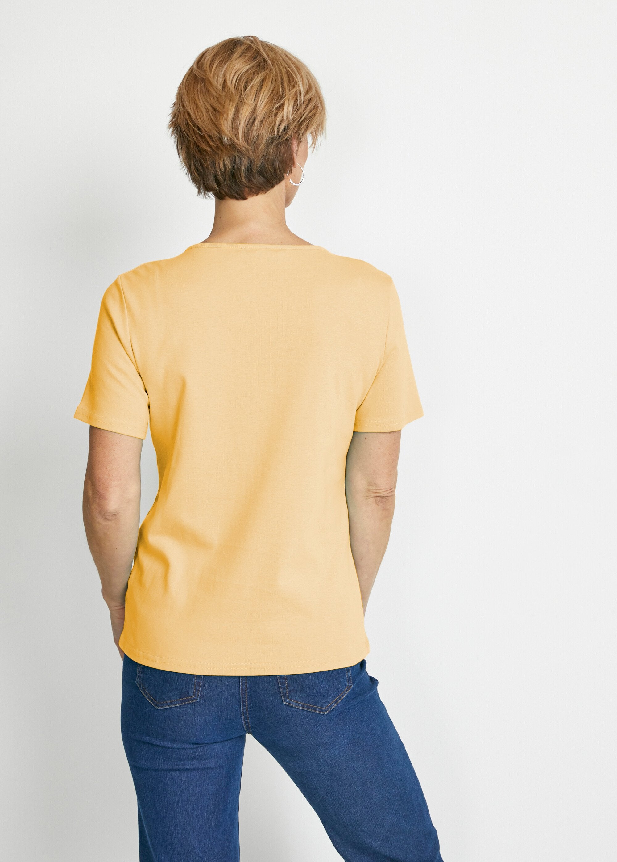 Short-sleeved_studded_T-shirt_YELLOW_DO1_slim