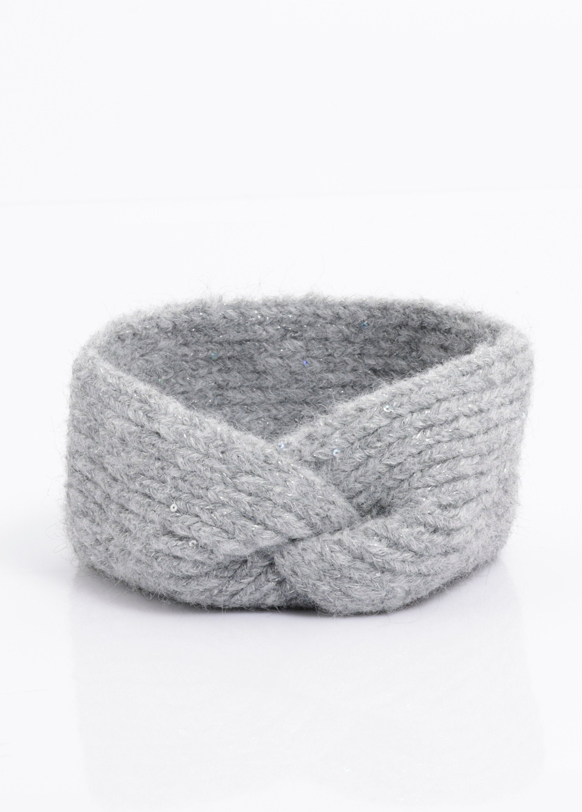 Warm,_shiny_sequined_knit_headband_Gray_FA1_slim