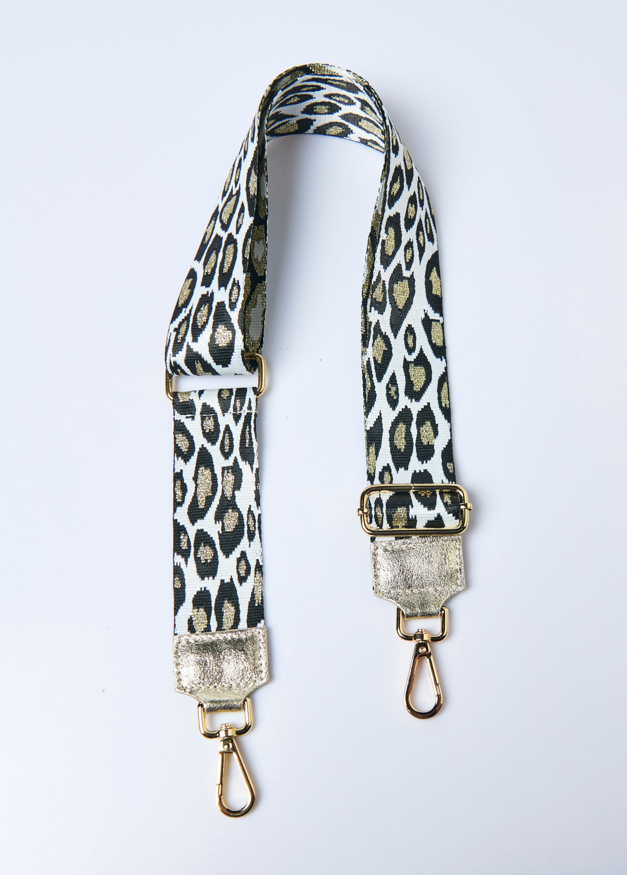 Leopard_woven_handbag_strap_Black_and_gold_FA1_slim