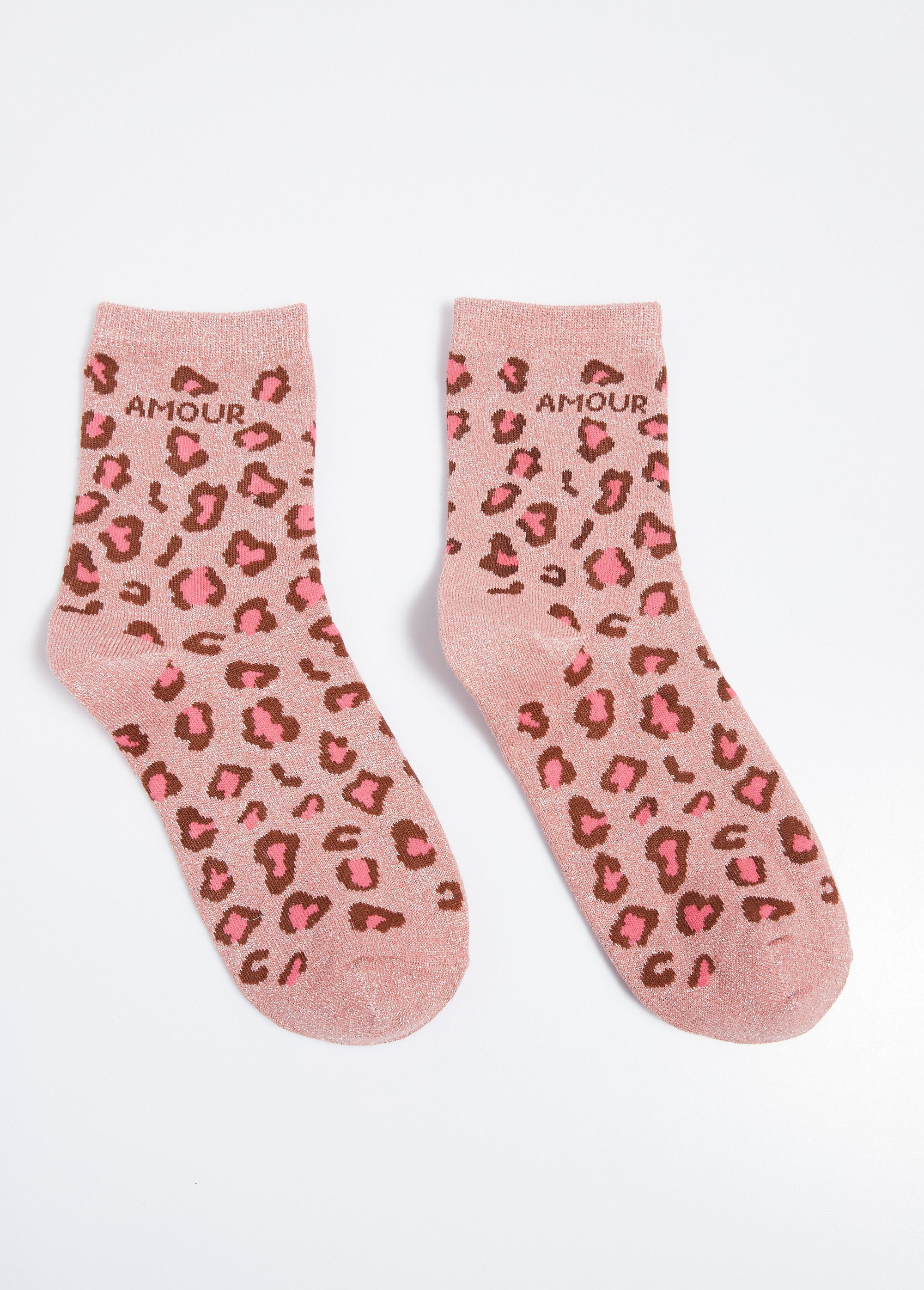 AMOUR_socks,_metallic_leopard_pattern_Pink_FA1_slim