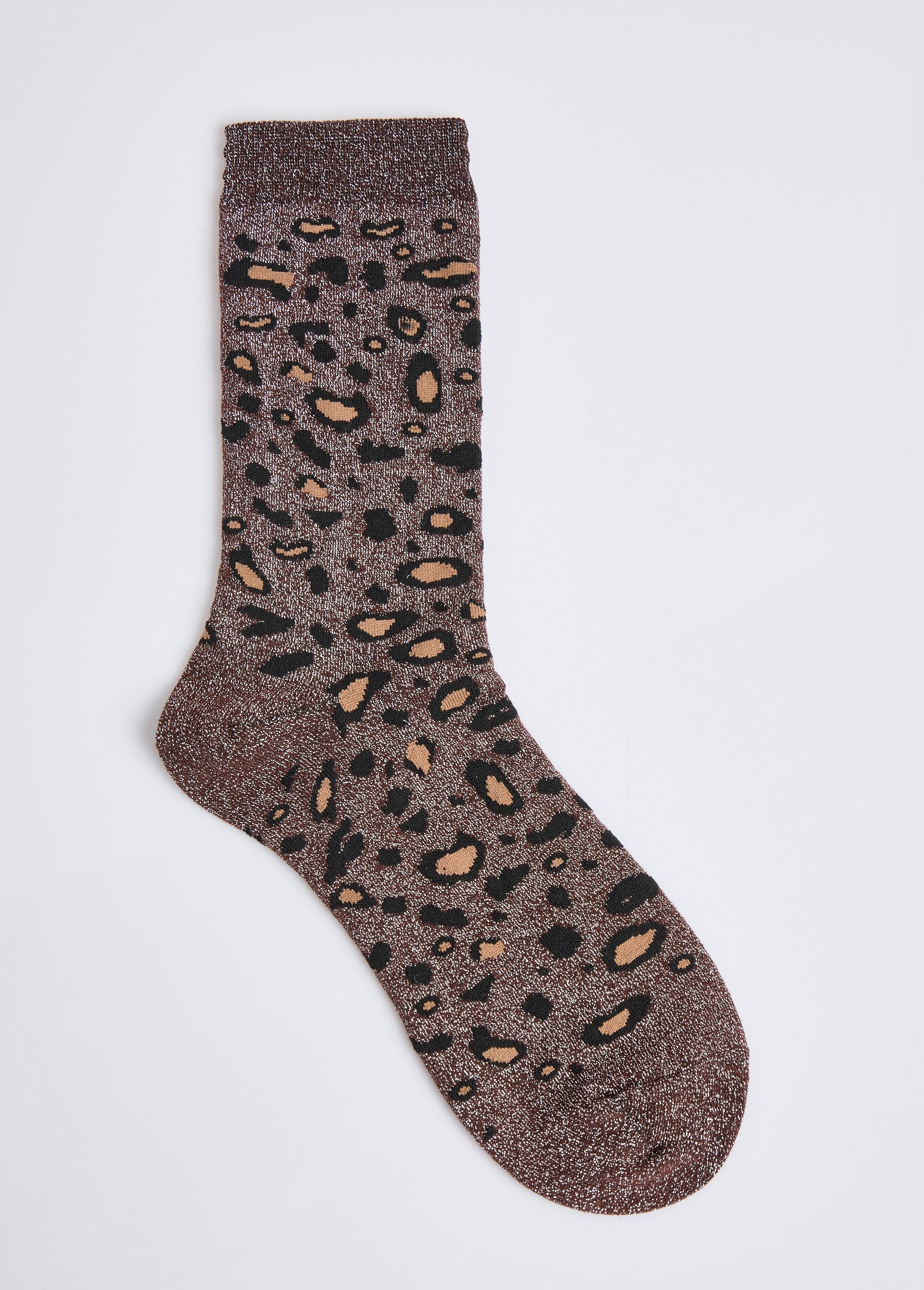 Chaussettes_pailletées_motif_léopard_Leopard_et_marron_DE1_slim