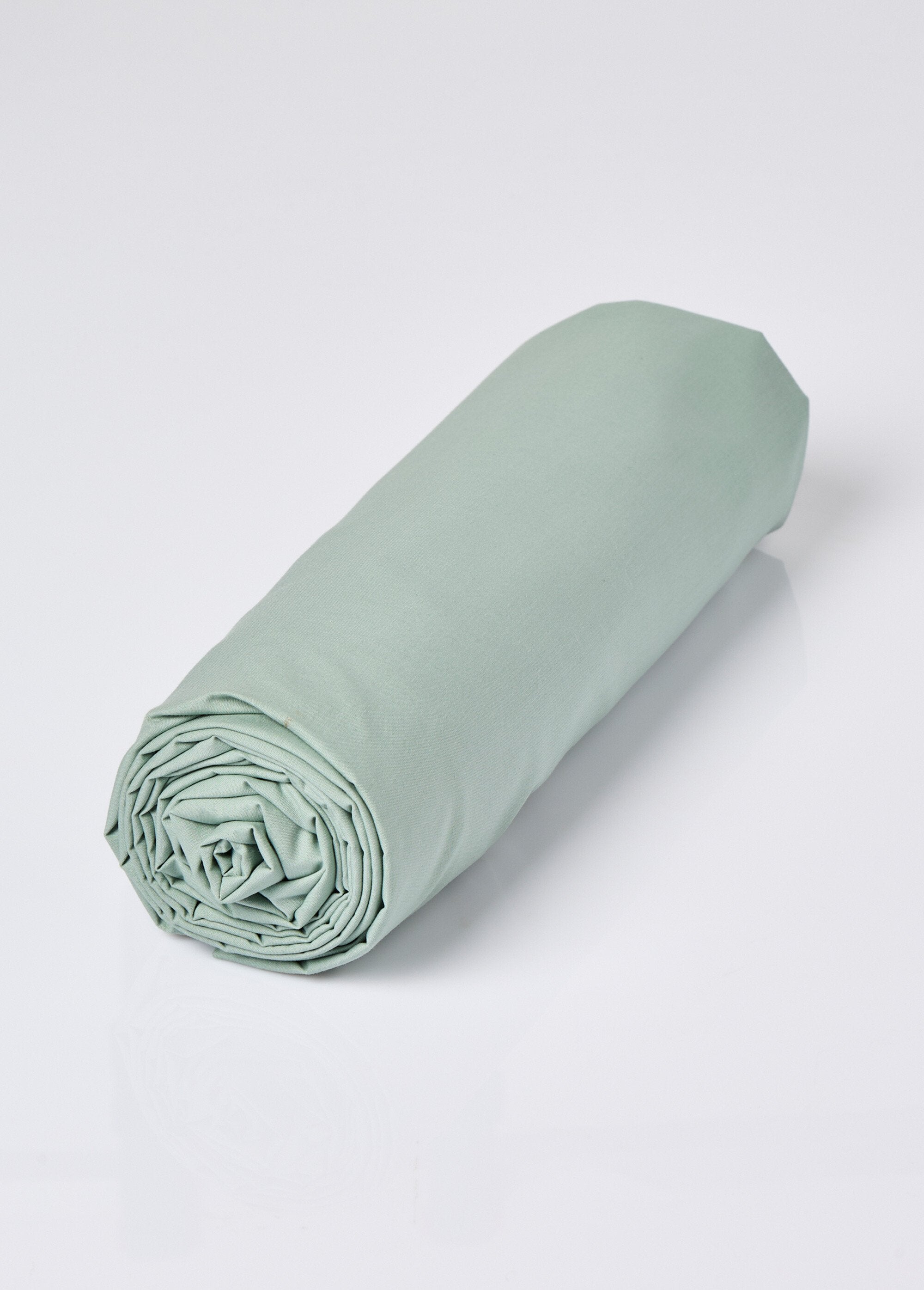 Plain_fitted_sheet,_cotton_percale,_80_threads/cm²_Sage_FA1_slim
