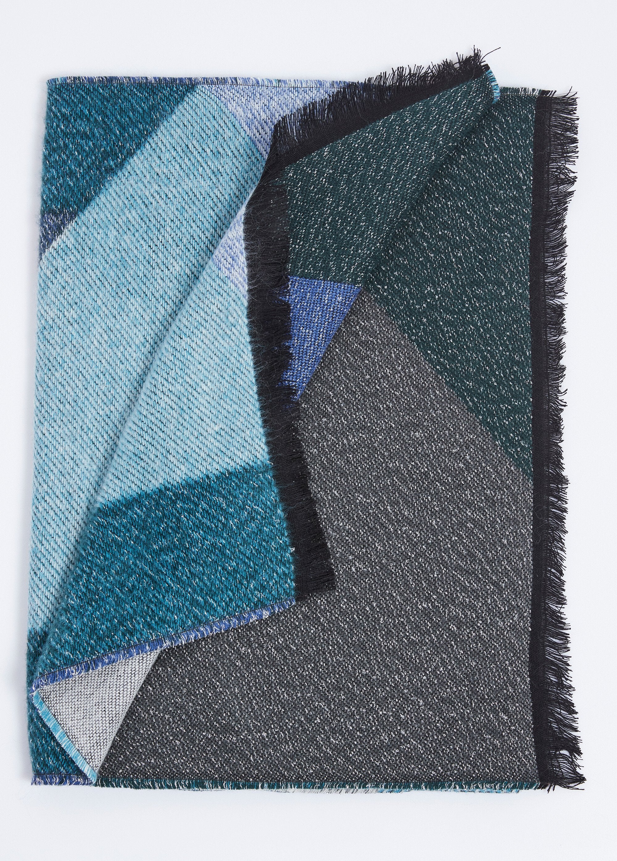 Écharpe_frangée_imprimé_graphique_Bleu_FA1_slim
