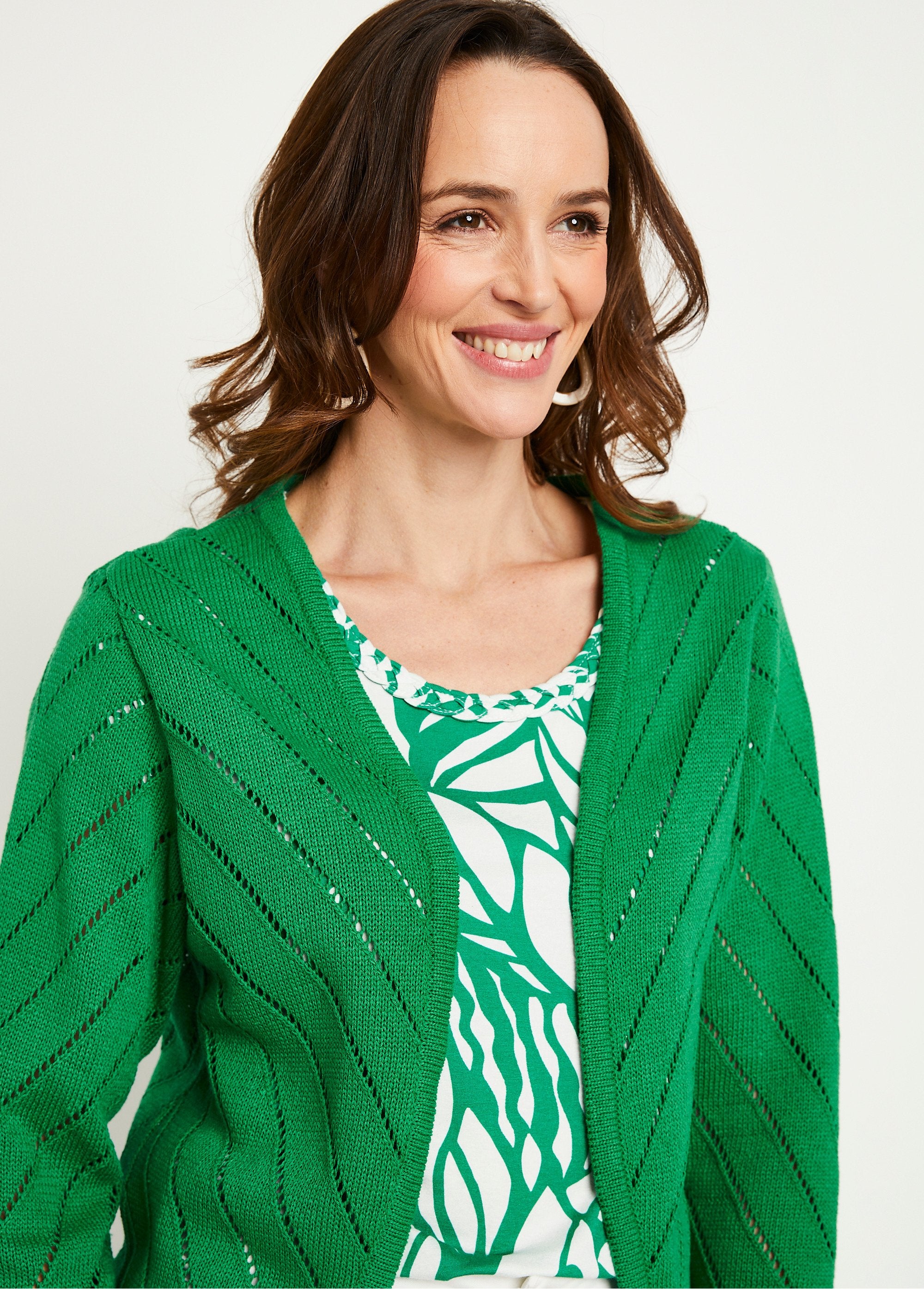 Fine_openwork_cotton_bolero_vest_Green_DE1_slim