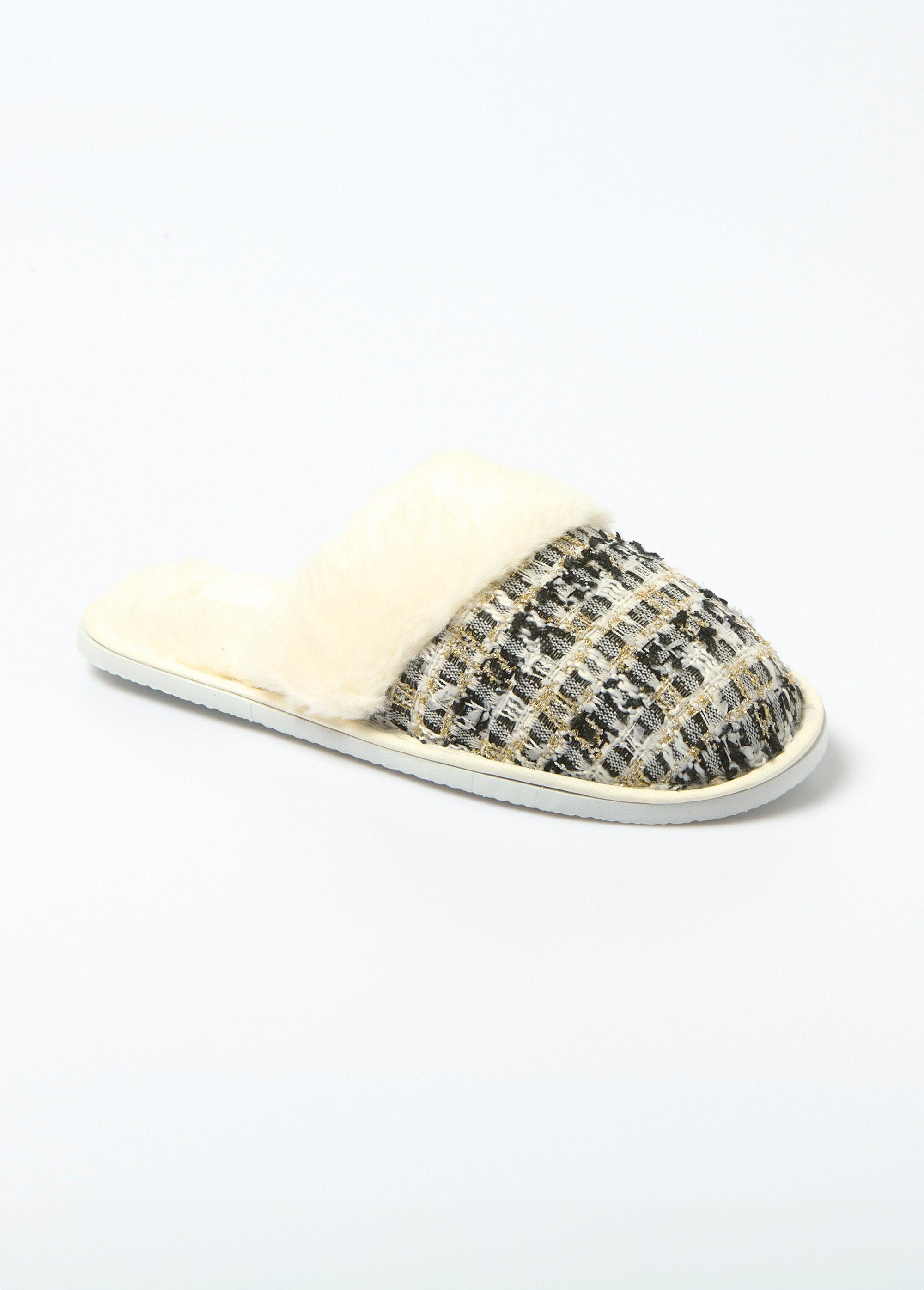 Tweed_and_fur_mule_slippers_Black_FA1_slim