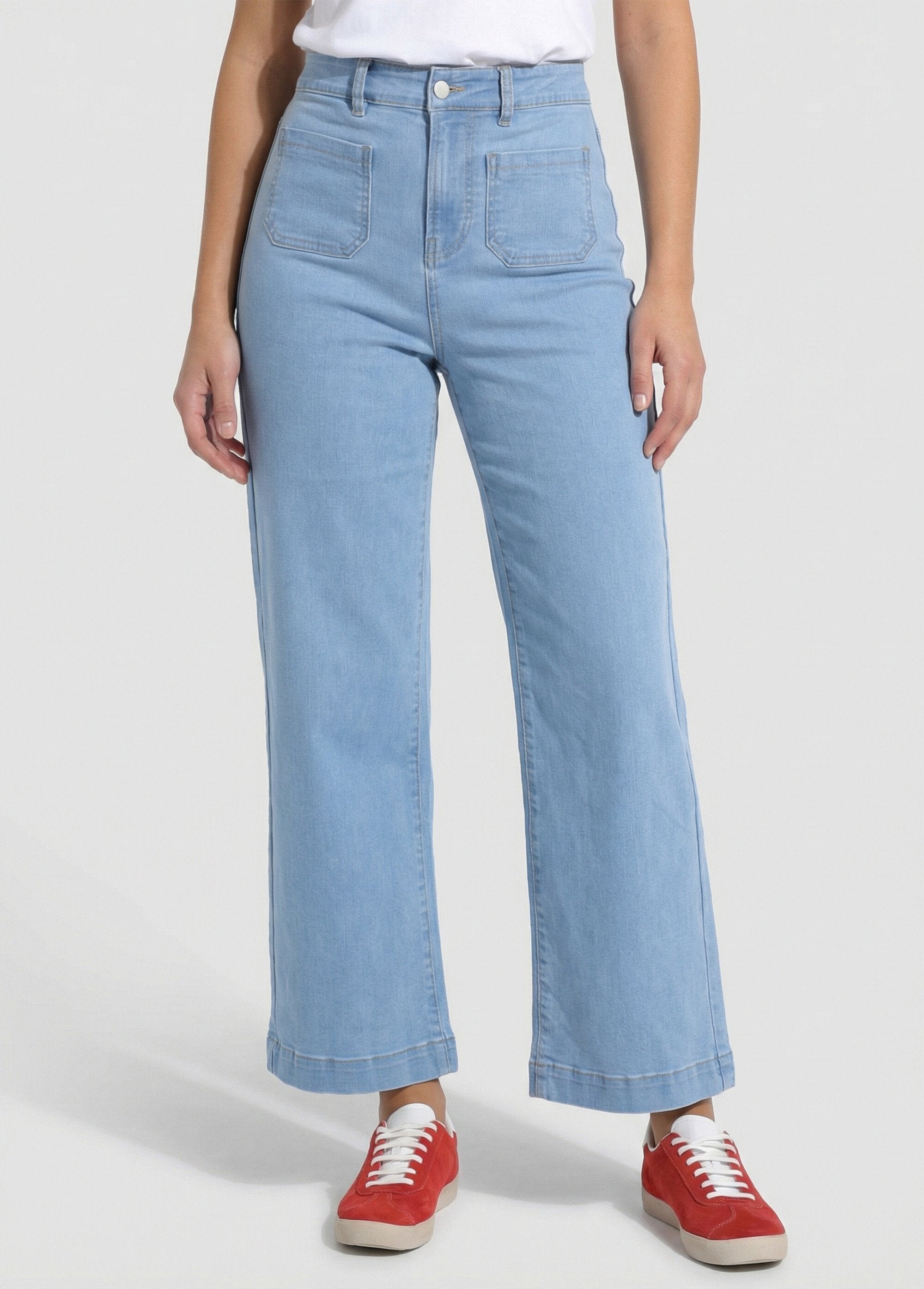 Jean_7/8ème_large_denim_extensible_4_poches_Bleached_FA1_slim