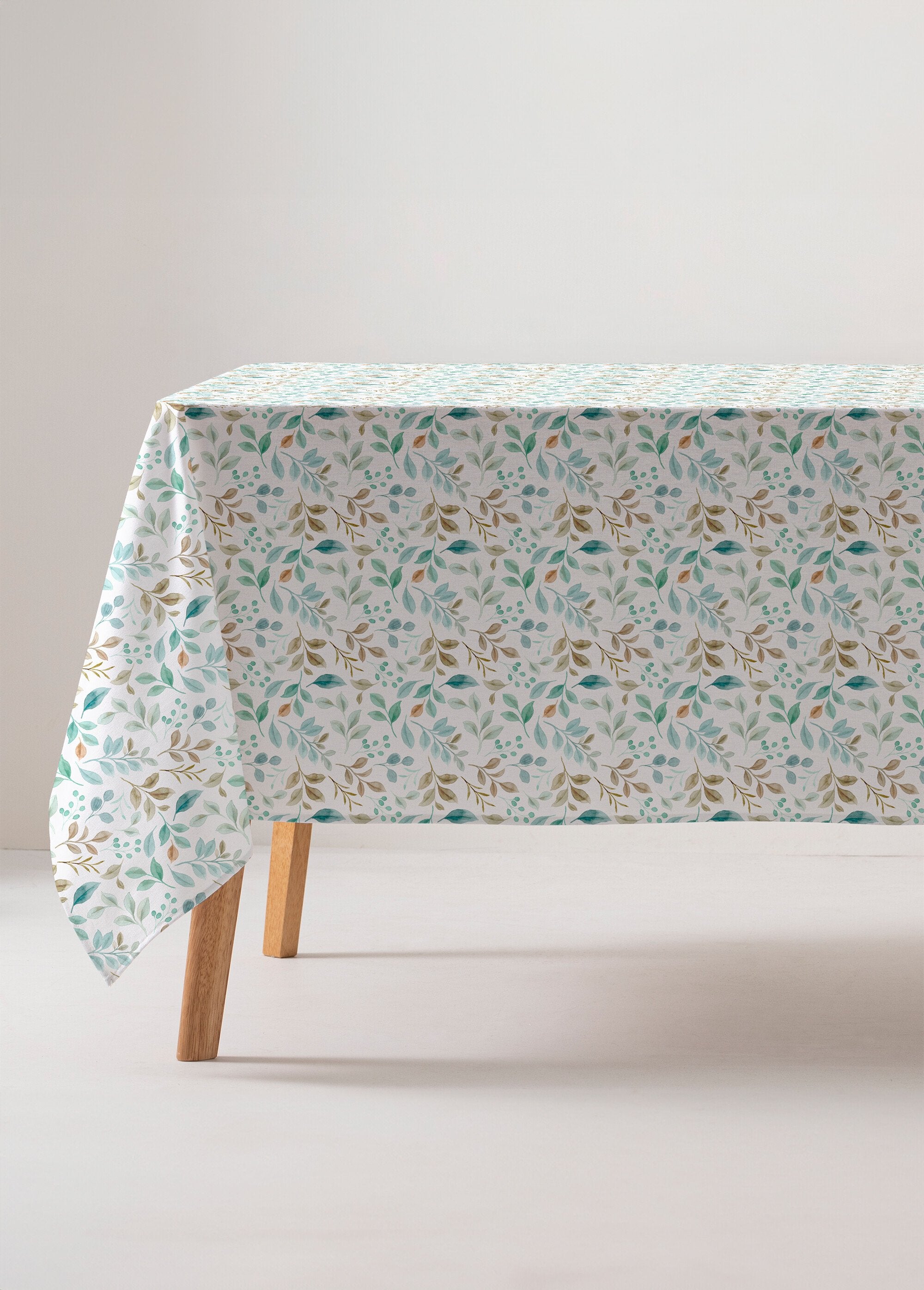 Stain-resistant_tablecloth_with_branch_pattern_Green_print_FA1_slim
