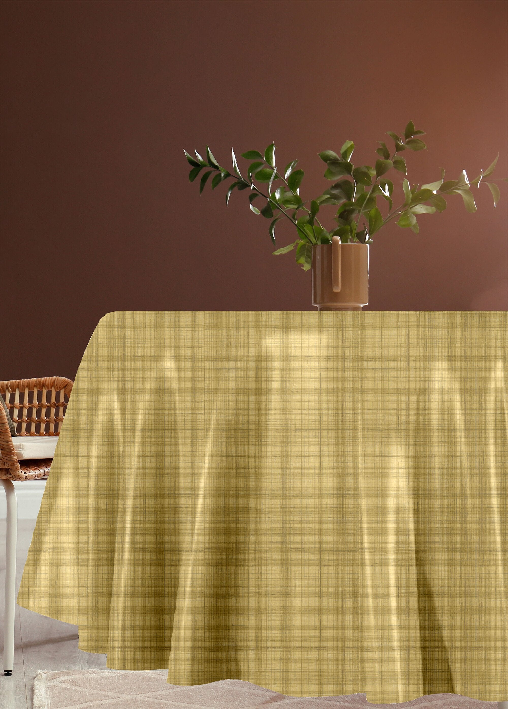 Oilcloth_tablecloth_with_woven_effect_Golden_FA1_slim