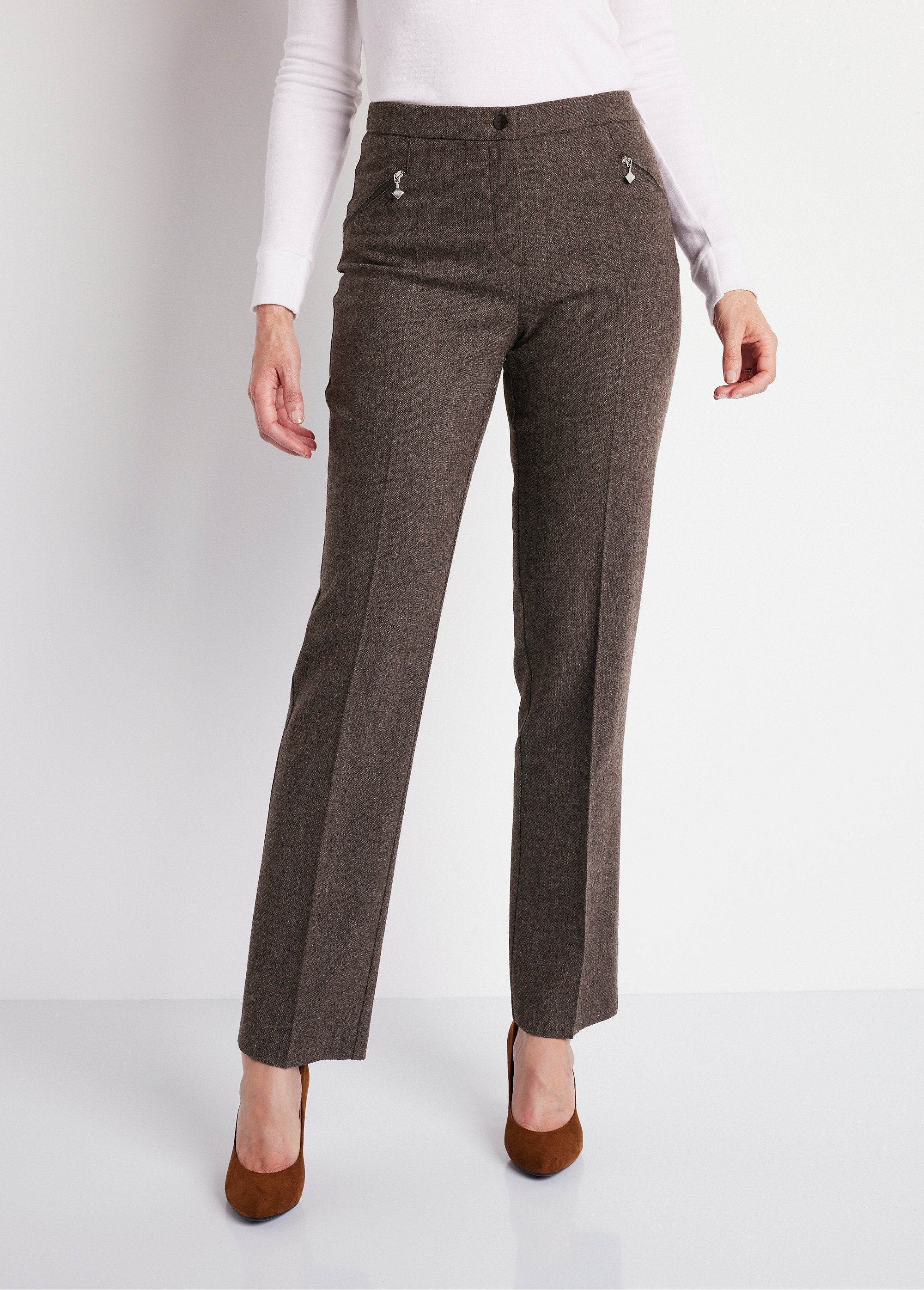 Herringbone_or_heather_pants,_75_cm_inseam_Brown_China_FA1_slim