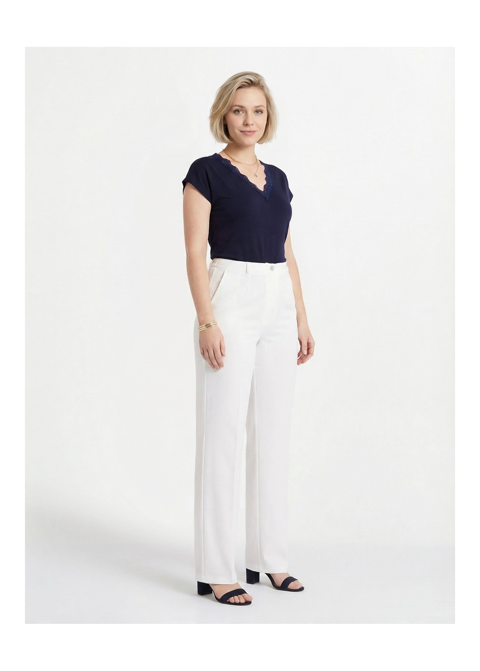 Plain_straight_pants_with_semi-elasticated_waist_White_DR1_slim
