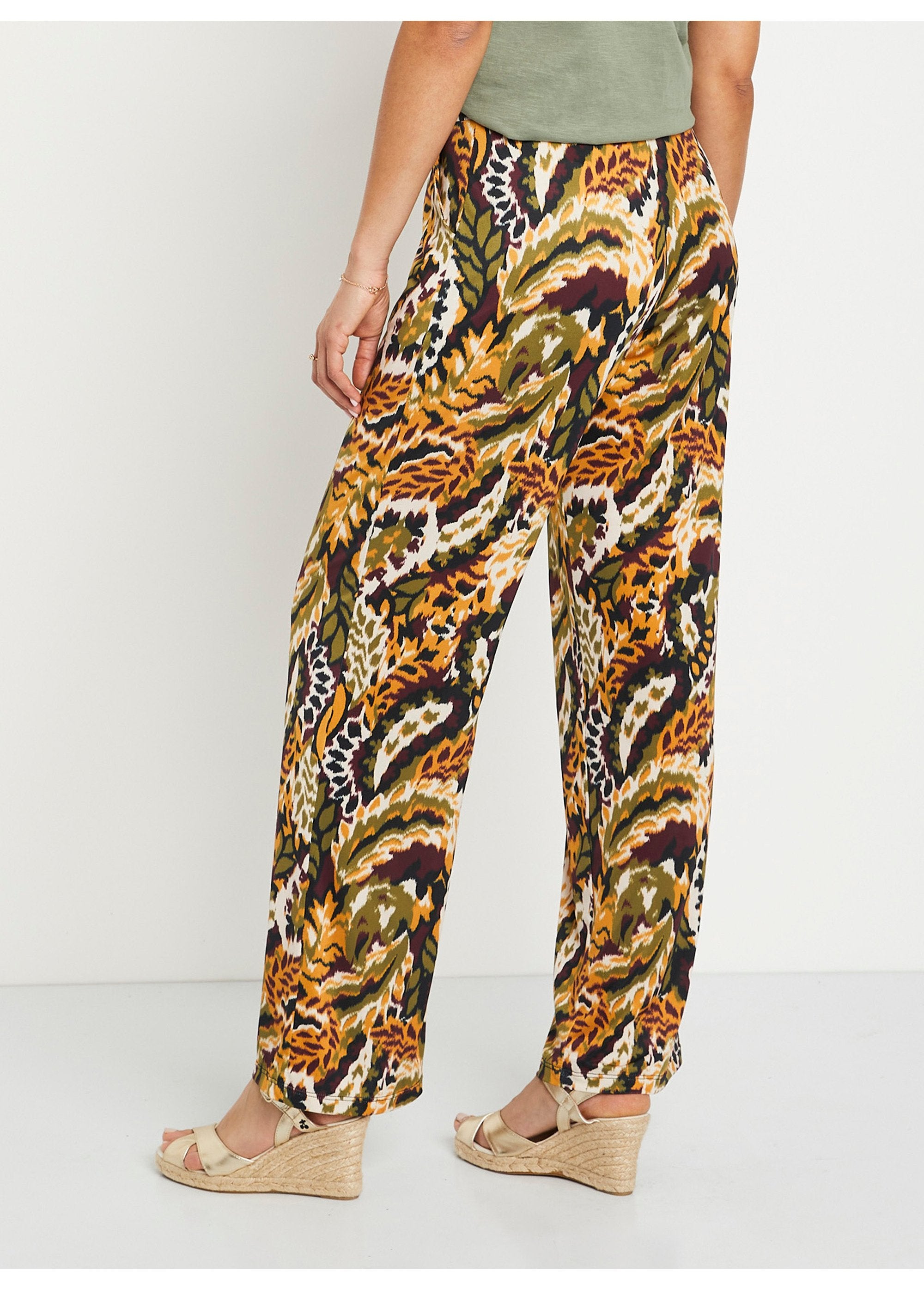 Wide_printed_elasticated_waist_pants_Ocher_and_green_DO1_slim