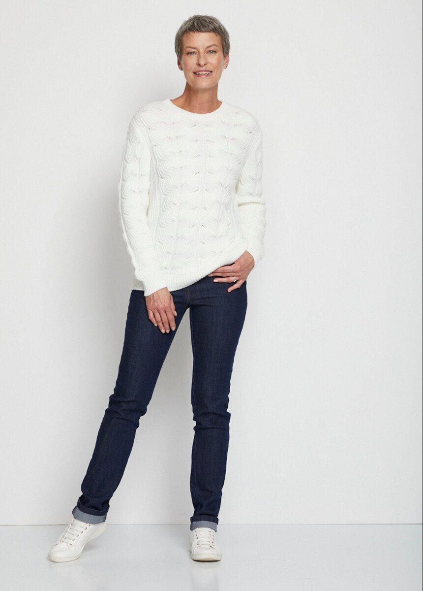 Round_neck_fancy_knit_sweater_Ecru_SF1_slim
