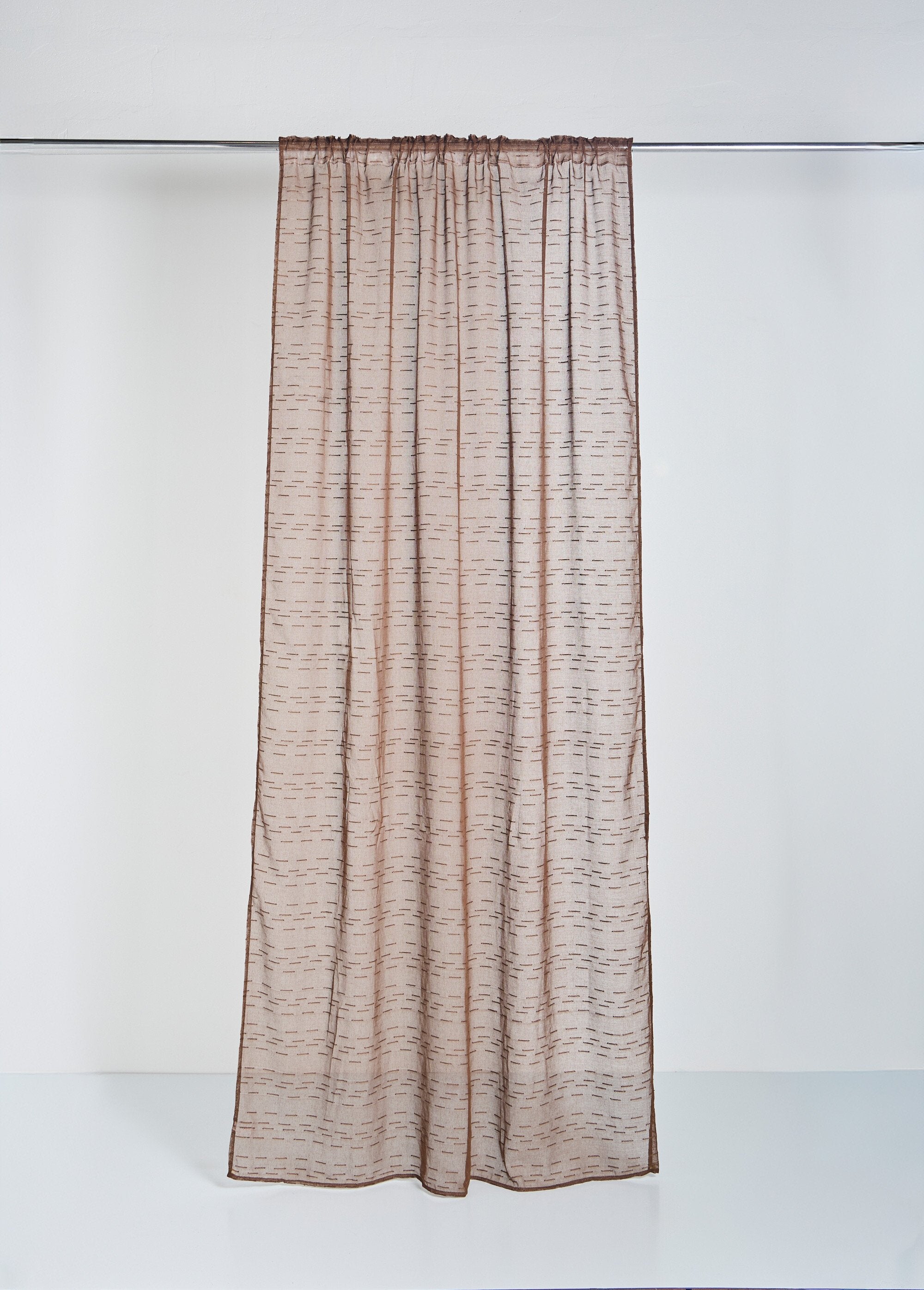 Authentic_1-panel_curtain_with_gathered_heading_tape_Brown_FA1_slim