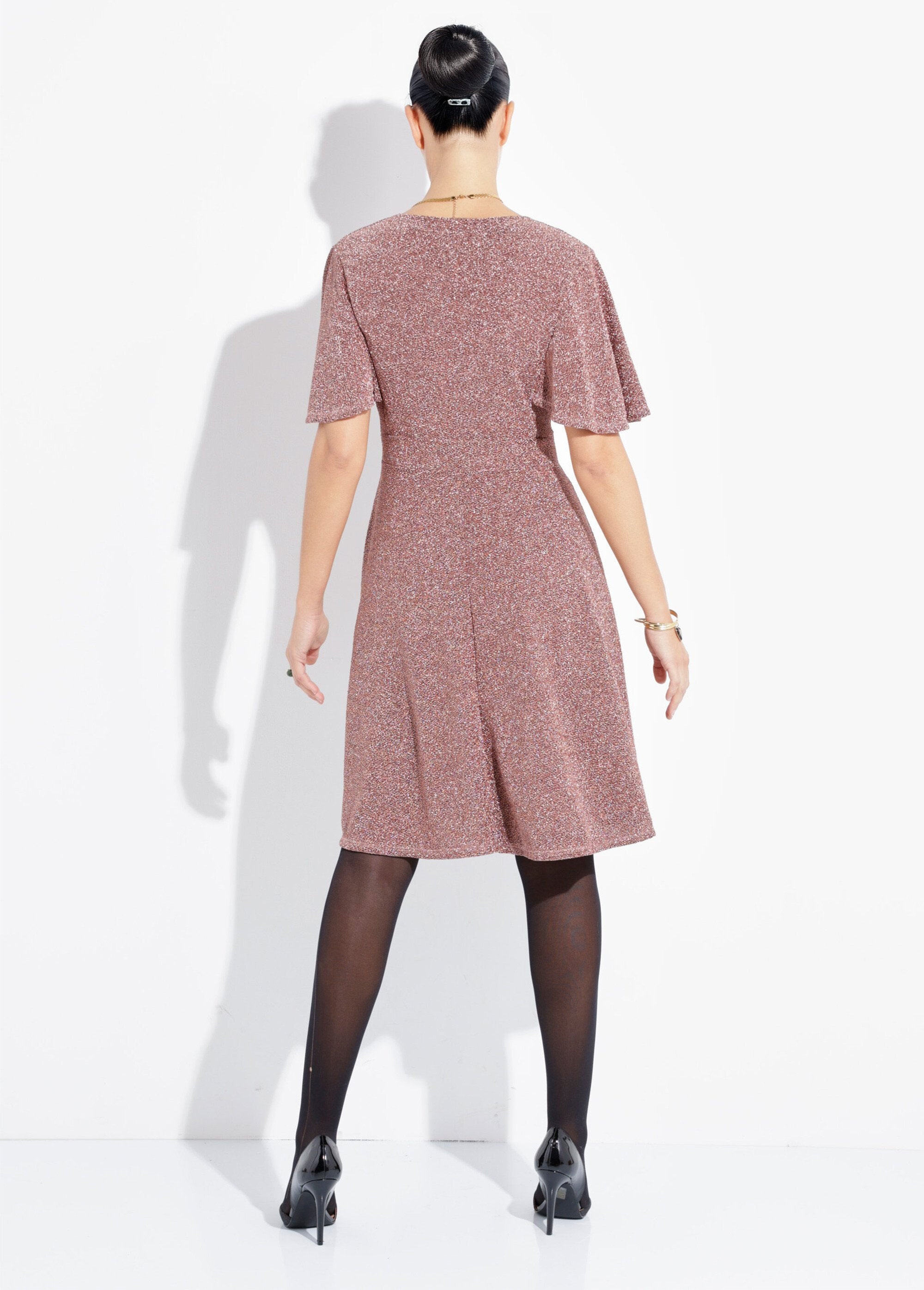 Metallic_knit_V-neck_flared_dress_Copper_DO1_slim