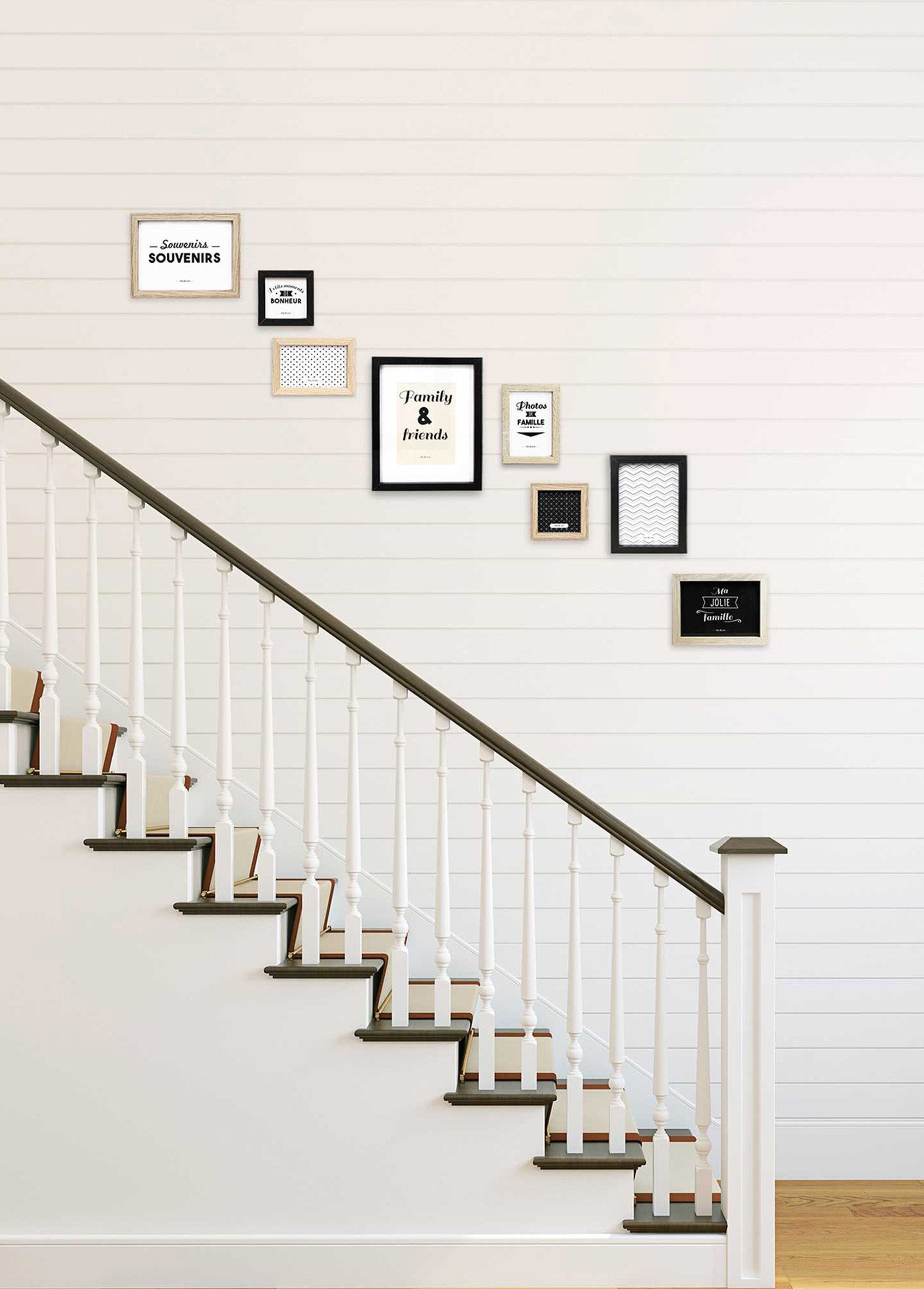 Set_of_matching_wooden_photo_frames_Noir_et_blanc_et_marron_SF1_slim