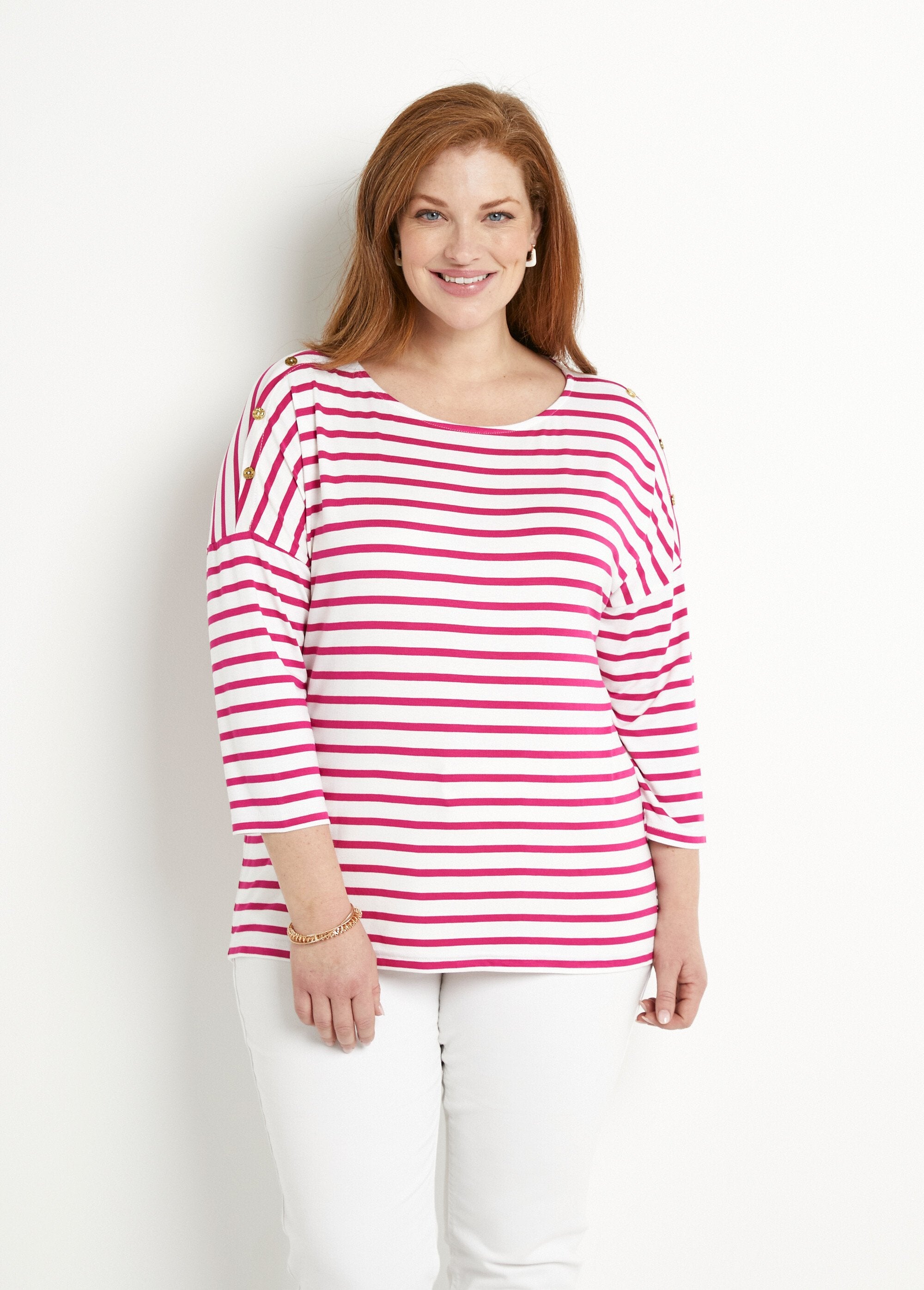 Striped_sailor_t-shirt_with_short_long_sleeves_White_and_fuchsia_FA1_curvy