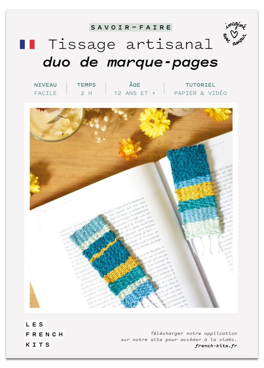 Tissage_artisanal_''duo_de_marque-pages''_Blanc_DR1_slim